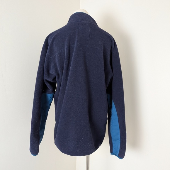 MEC Fleece Pullover Mountain Equipment Company Long Sleeve Quarter Button Up - Picture 9 of 10